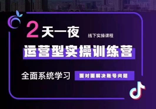 【副业项目6083期】5月22-23线下课运营型实操训练营，全面系统学习，从底层逻辑到实操方法到千川投放-小白副业网