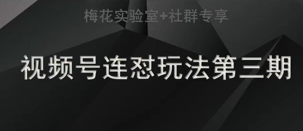 【副业项目7573期】梅花实验室社群连怼玩法第三期轻原创玩法+测素材方式-小白副业网